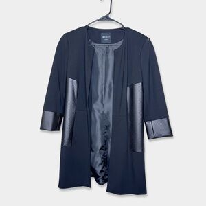 INSIGHT New York Jacket Size XS Black Color Faux Leather Accents GUC